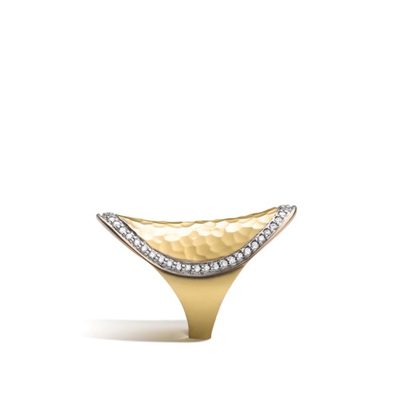 John Hardy 18k yellow gold diamond ring - Picture 9 of 9